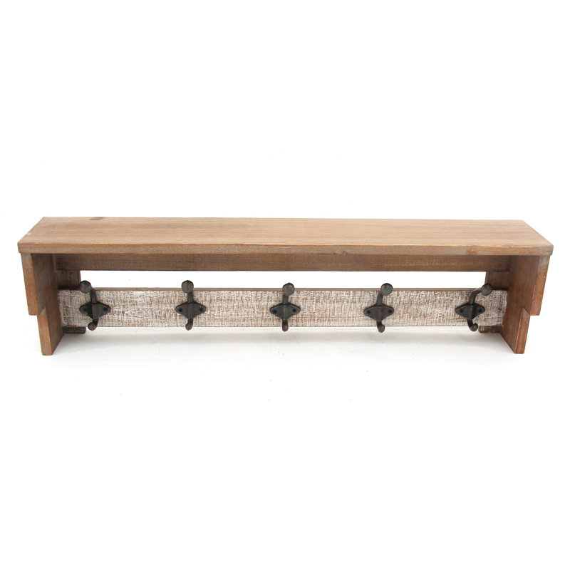 Gracie Oaks Wickes Wooden Wall Shelf Wayfair